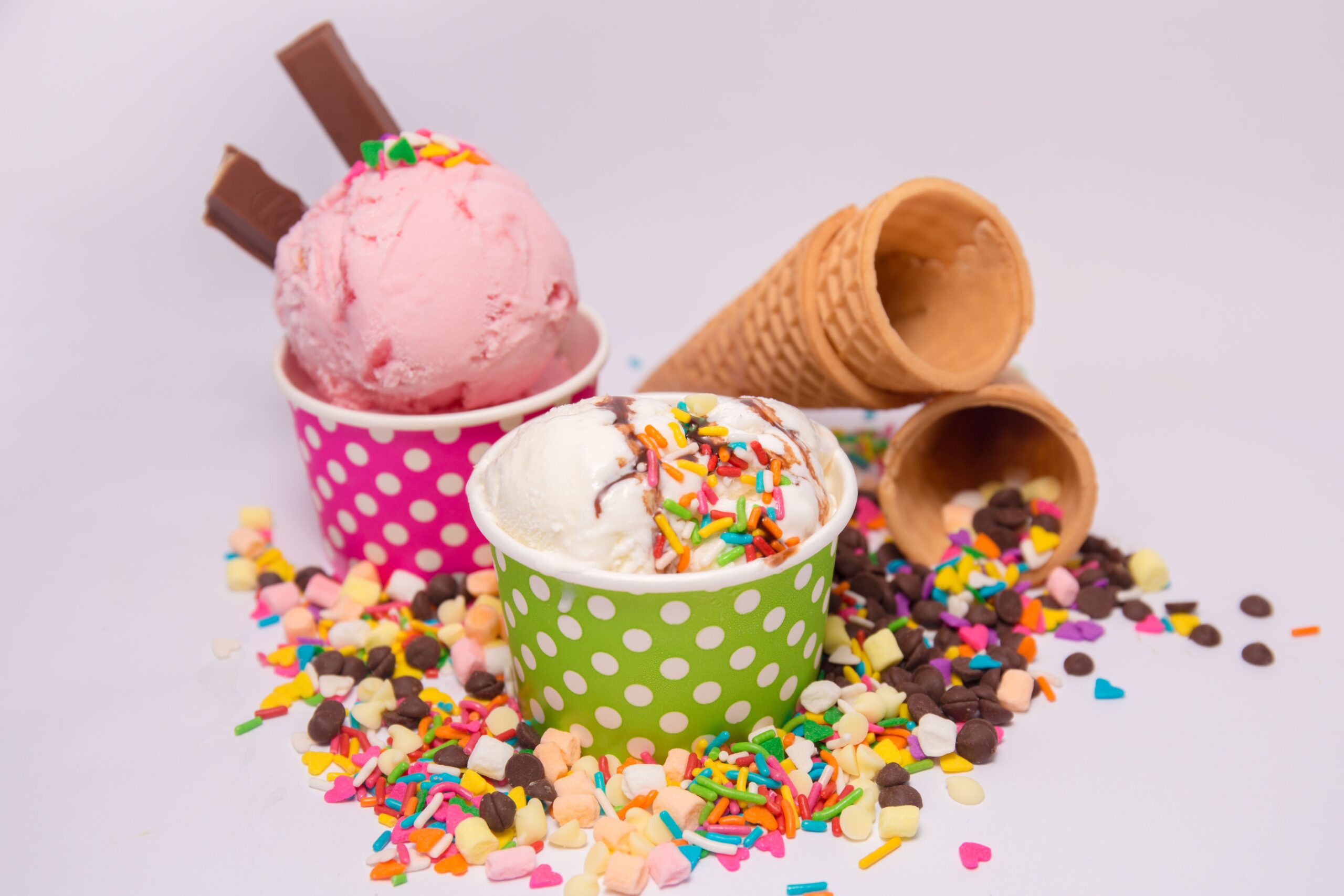 Cone with Toppings & Flake
